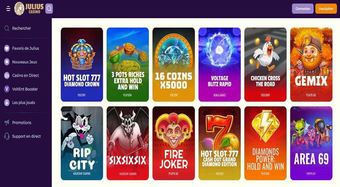 Ambiance casino moderne – promotions du moment et navigation vers les catégories